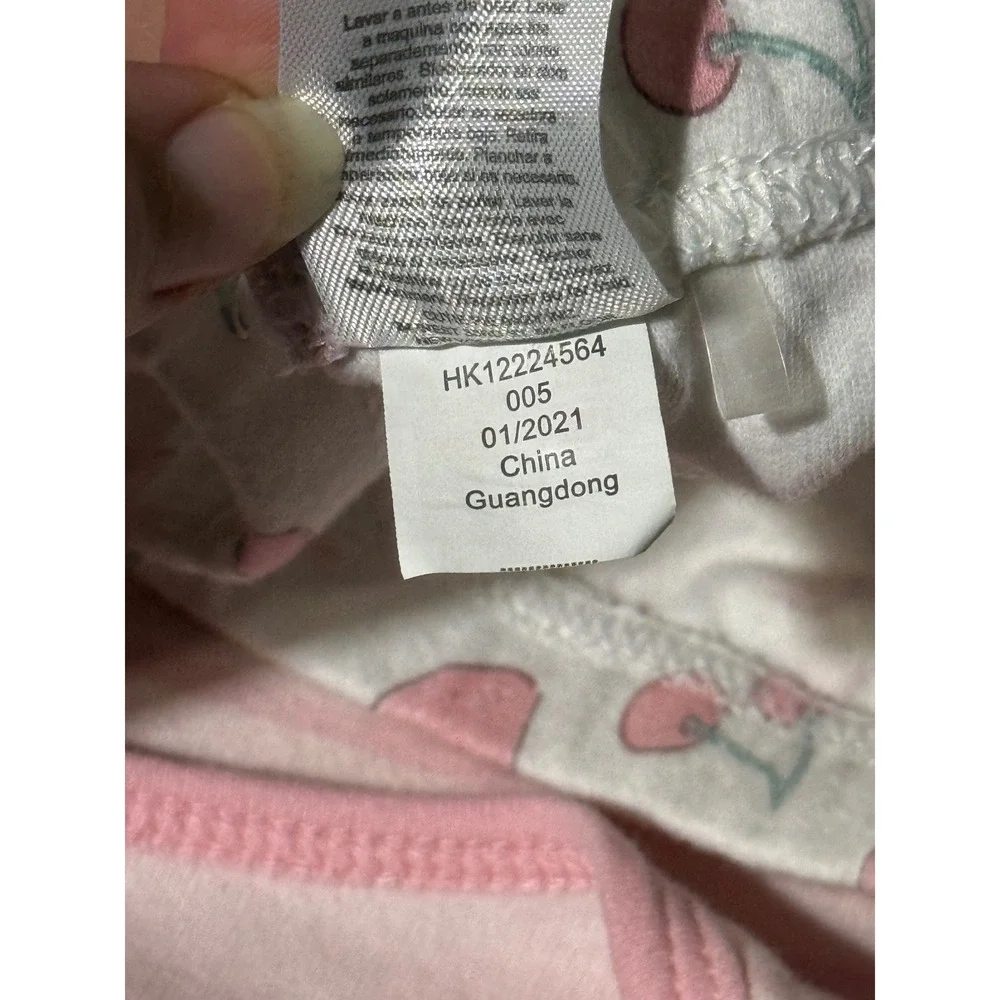 Kyle & Deena Baby Girl 6-9M Daddy's Girl Bodysuit Fruit-Print Footed Pants Cute